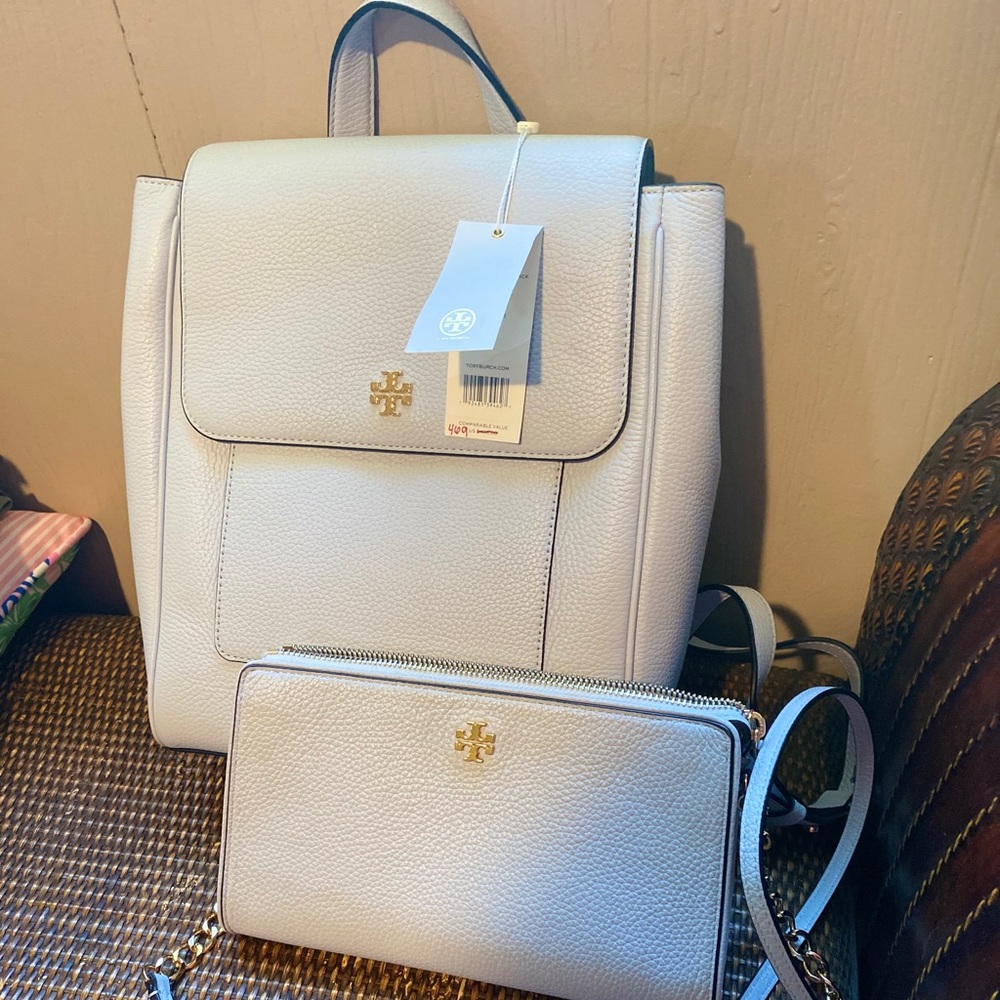 NWT Tory Burch Backpack & crossbody